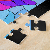Puzzle de dauphin (Côté)
