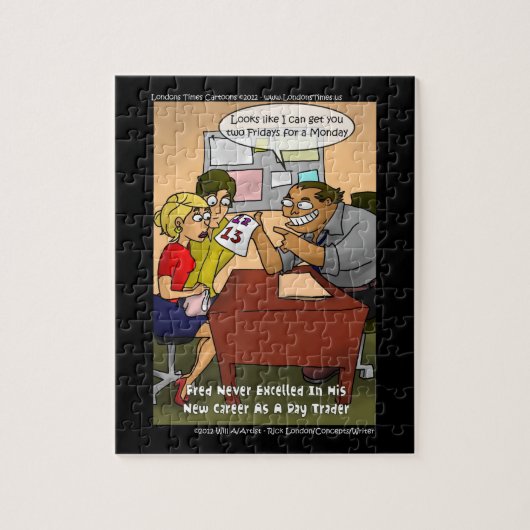 Puzzle de Day Trader Drôle par Rick London (Vertical)