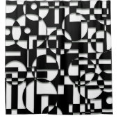 Puzzle de deco douchegordijn (Voorkant)