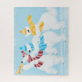 Puzzle de défilé des ours polaires de Noël (Vertical)