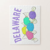 Puzzle DE Delaware Beach Salt Water Taffy Candy (Vertical)