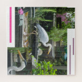 Puzzle de design : Héron cendré (Horizontal)