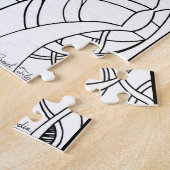 Puzzle de dessin à l'encre (Côté)