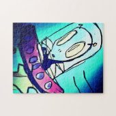Puzzle de dessin Alien (Horizontal)