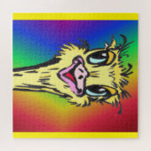 Puzzle de dessin : Cute Ostrich Rainbow (Horizontal)