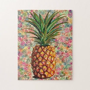 Puzzle de dessin d'ananas