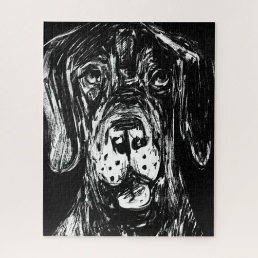 Puzzle de dessin de Dogue Allemand (Vertical)