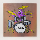 Puzzle de dessin : Musique Octopus Cust. Texte (Vertical)