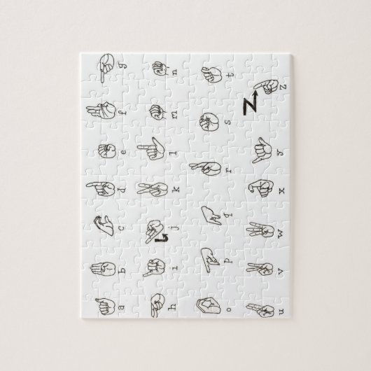 Puzzle de diagramme d'ASL (Vertical)