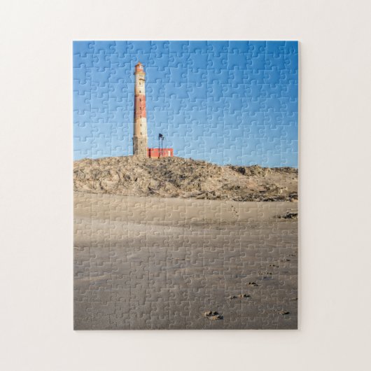 Puzzle de Dias' Point Phare avec Loup de plage (Vertical)