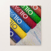 Puzzle de différentes couleurs pastel crayons (Vertical)