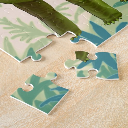 Puzzle de dinosaure de Brachiosaurus de (Côté)