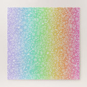 Puzzle de Doodle à Dégradé de Arc-en-ciel (Horizontal)