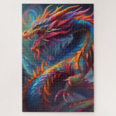 Puzzle de dragon coloré (Vertical)