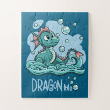 Puzzle de dragon d'eau pour enfants