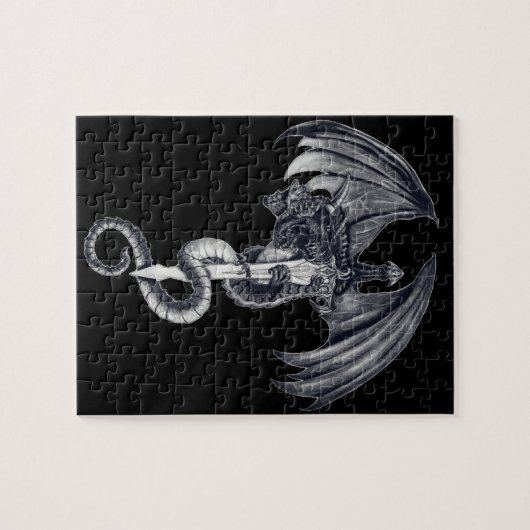 Puzzle de dragon et d'épée (Horizontal)