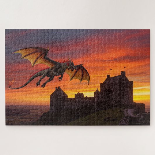 Puzzle de dragon gallois mythique (Horizontal)
