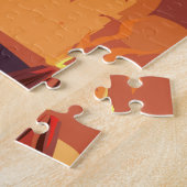 Puzzle de dragon orange (Côté)