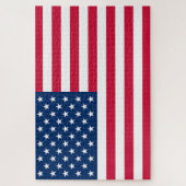 Puzzle de drapeau américain patriotique (Vertical)