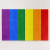 Puzzle de drapeau de la Fierté arc-en-ciel (Horizontal)