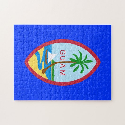 Puzzle de drapeau de la Guam (Horizontal)
