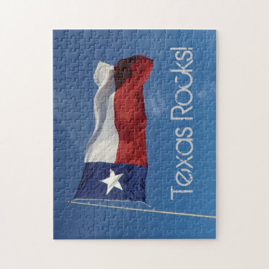 Puzzle de drapeau du Texas (Vertical)