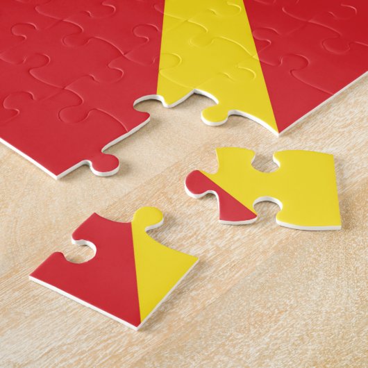 Puzzle de Drapeau Macédoine (Côté)