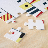 Puzzle de drapeaux nautiques (Côté)