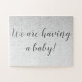 Puzzle de Faire-part de grossesse de Parties scint (Horizontal)