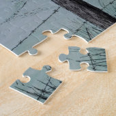 Puzzle de "faisans en vol" avec la boîte-cadeau (Côté)