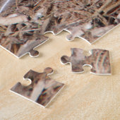 Puzzle de faisans indiens bleus et blancs (Côté)