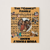 Puzzle de famille personnalisé