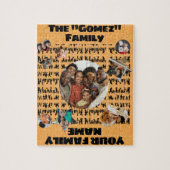 Puzzle de famille personnalisé (Vertical)