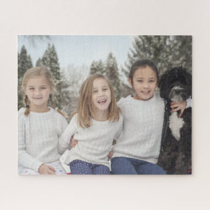 Puzzle de famille photo personnalisé moderne