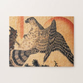 Puzzle de faucon de Kuniyoshi (Horizontal)
