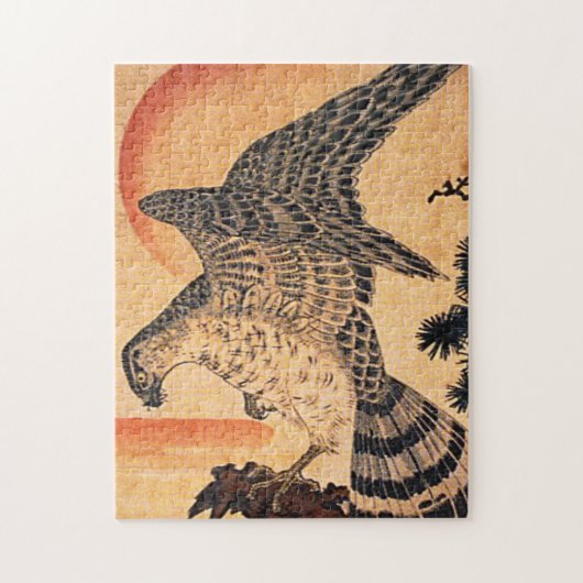Puzzle de faucon de Kuniyoshi (Vertical)