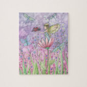 Puzzle de fée et de coccinelle avec Tin (Vertical)