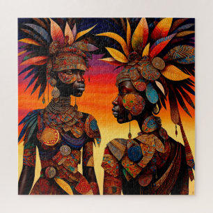 Puzzle de femme africaine