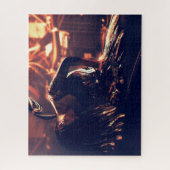 Puzzle de femme de Cyberpunk en métal (Vertical)