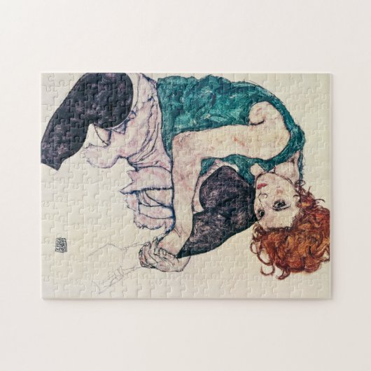 Puzzle de femme posé par Schiele d'Egon (Horizontal)