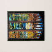 Puzzle de fenêtre en verre tendu Tiffany (Horizontal)