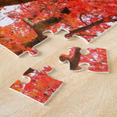Puzzle de feuille d'automne personnalisé par (Côté)
