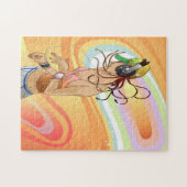 Puzzle de fille de hip hop (Horizontal)