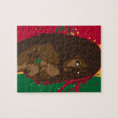 Puzzle de fille de Rasta (Horizontal)