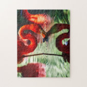 Puzzle de Flamant rose tropical (Vertical)