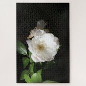 Puzzle de fleur blanche unique (Vertical)