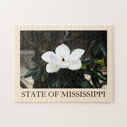 Puzzle de fleur de magnolia du Mississippi (Horizontal)
