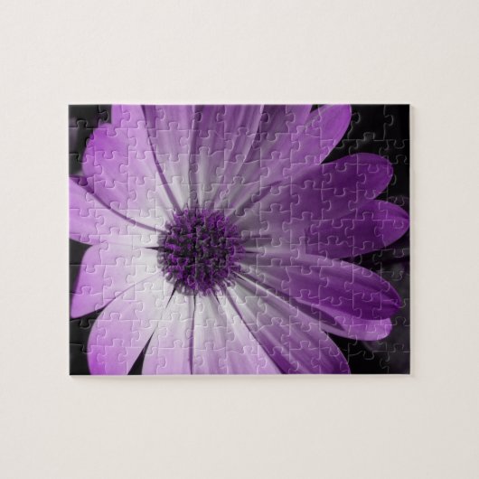 Puzzle de fleur pourpre (Horizontal)
