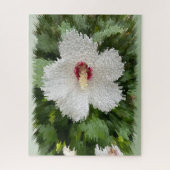 Puzzle de fleurs blanches (Vertical)