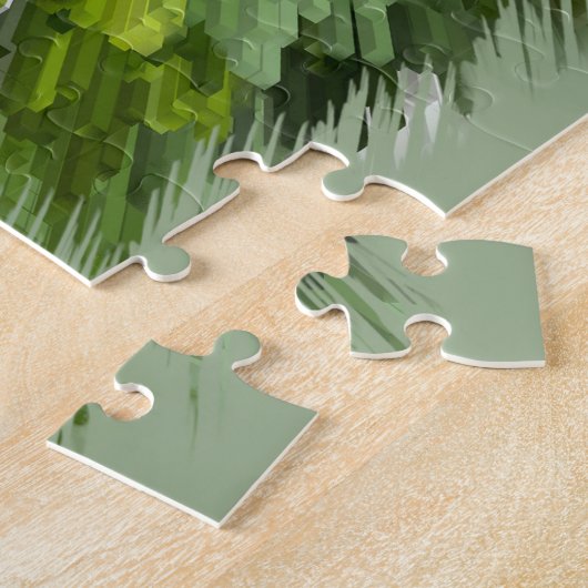 Puzzle de fleurs blanches (Côté)